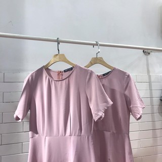đầm babydoll hồng
