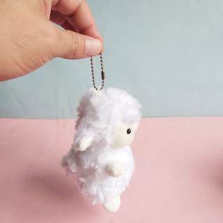 Móc khóa hình cừu bông đáng yêu