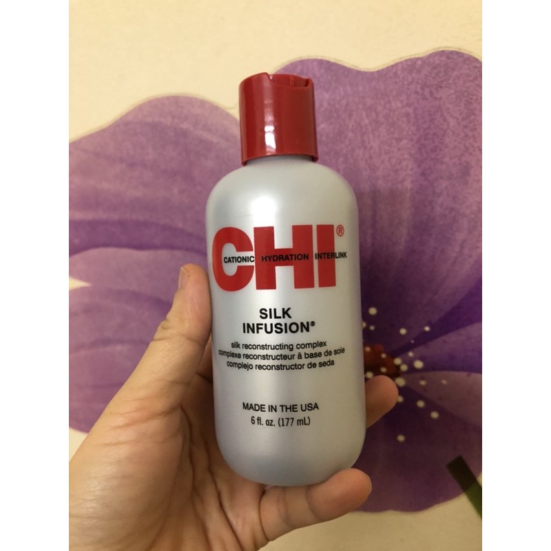 (chuẩn auth có bill) dầu dưỡng tóc CHI Silk Infusion (177ml)
