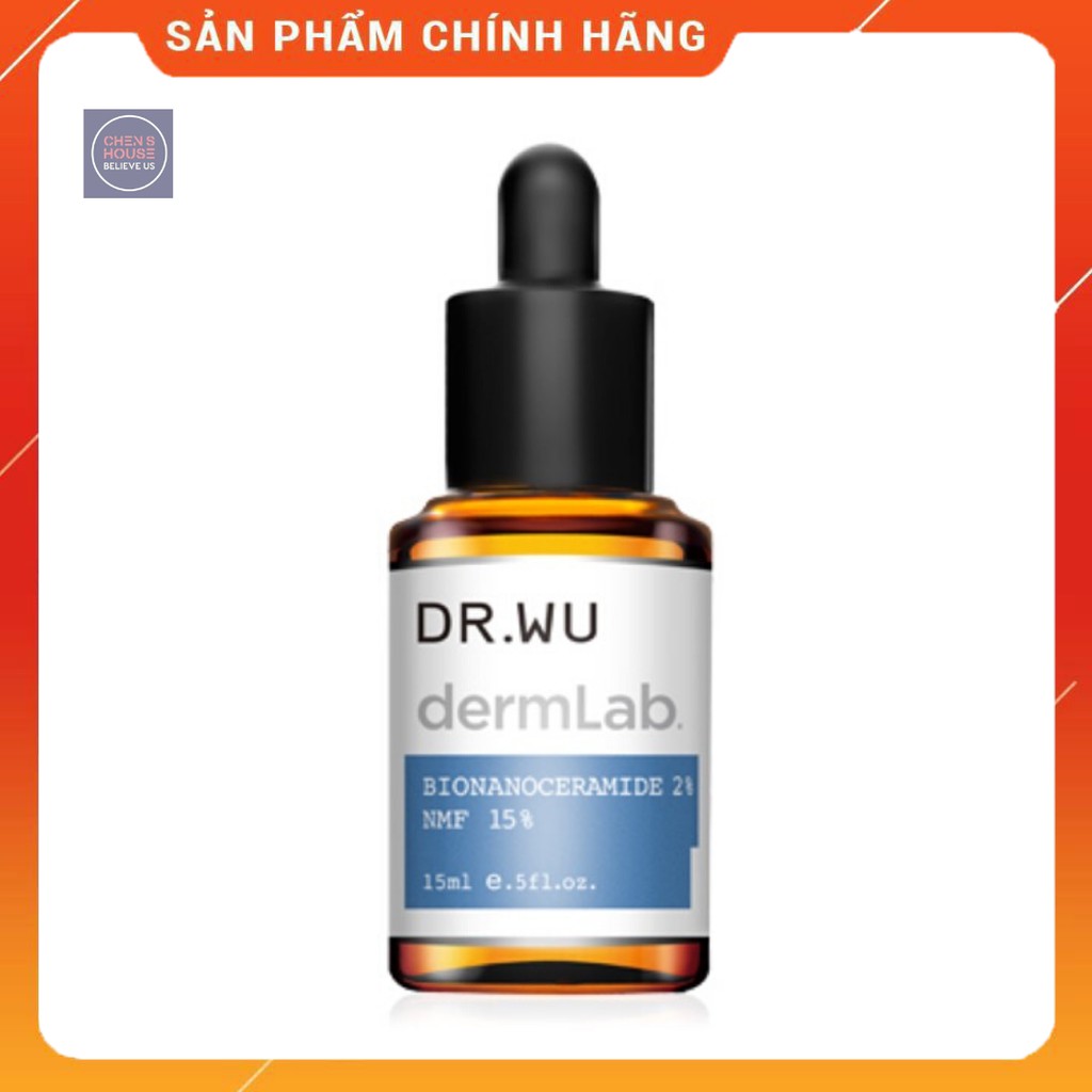 Serum Cấp Ẩm Giảm Bong Tróc Da Dr.Wu DermLab Bionanoceramide 15% NMF