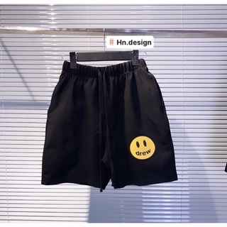 Quần short drew mặt cười, quần đùi drew nam nữ unisex