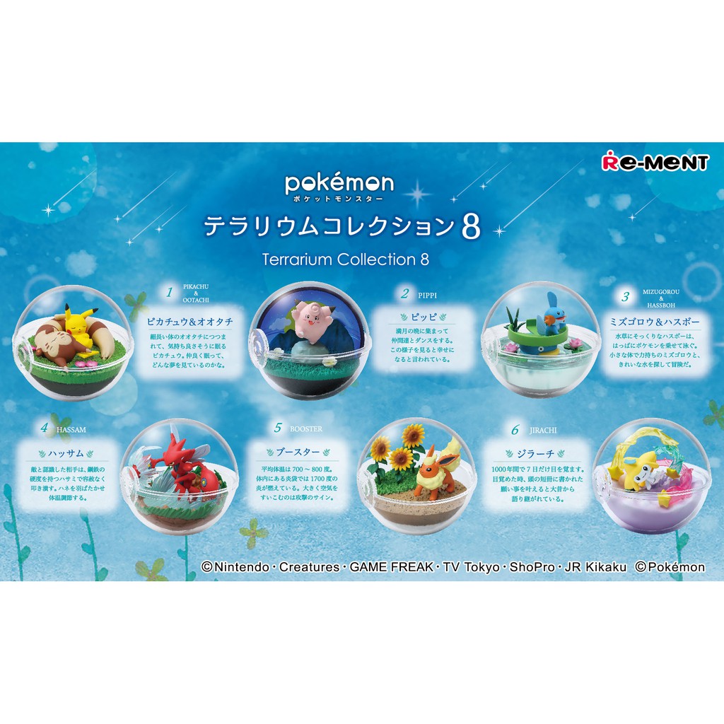 [Mã BMLTA50 giảm 10% đơn 99K] Đồ chơi mô hình Pokemon Rement - Terrarium Collection (8) (Pokémon)
