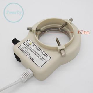 LED Microscope Light Inner Diameter 63mm Illumination Equipment Adjustable Lightweight Workshop Source Lamp 63mm