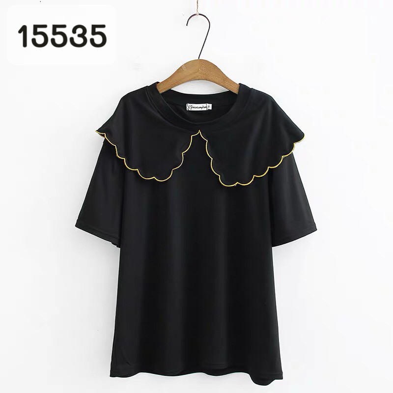 SALE Áo thun BIG SIZE Cổ Bèo Viền 15535