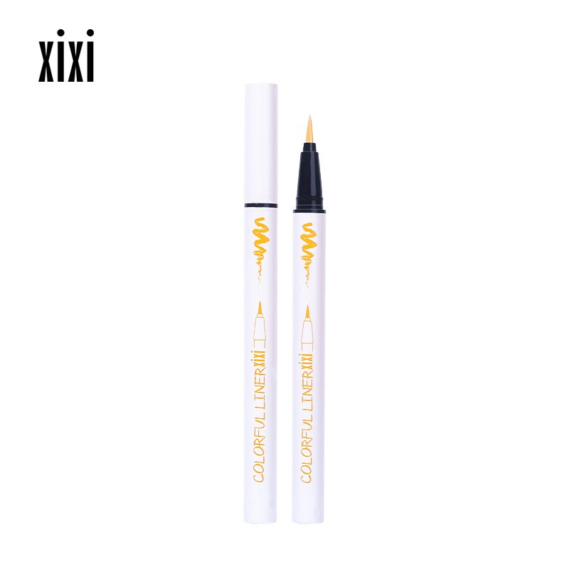 Bút Kẻ Mắt Xixi Dạng Lỏng Màu Trắng/Đen Lâu Trôi Chống Thấm Nước NO.1732