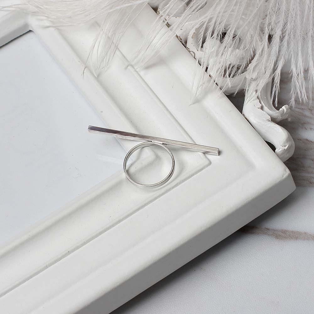 Nhẫn VANES1 Một Chữ Thời Trang Hàn Quốc