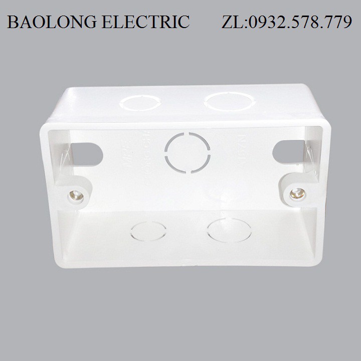 ĐẾ ÂM TƯỜNG MPE,HỘP ÂM TƯỜNG MPE,ĐẾ ÂM ĐƠN