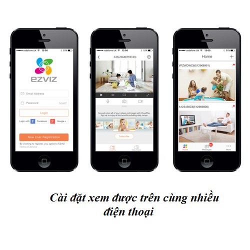 [Mẫu mới] Camera IP WIFI 2M Góc Rộng Ezviz C1T Smart Home 1080P C1C C2C C22EP C6N a22ep | BigBuy360 - bigbuy360.vn