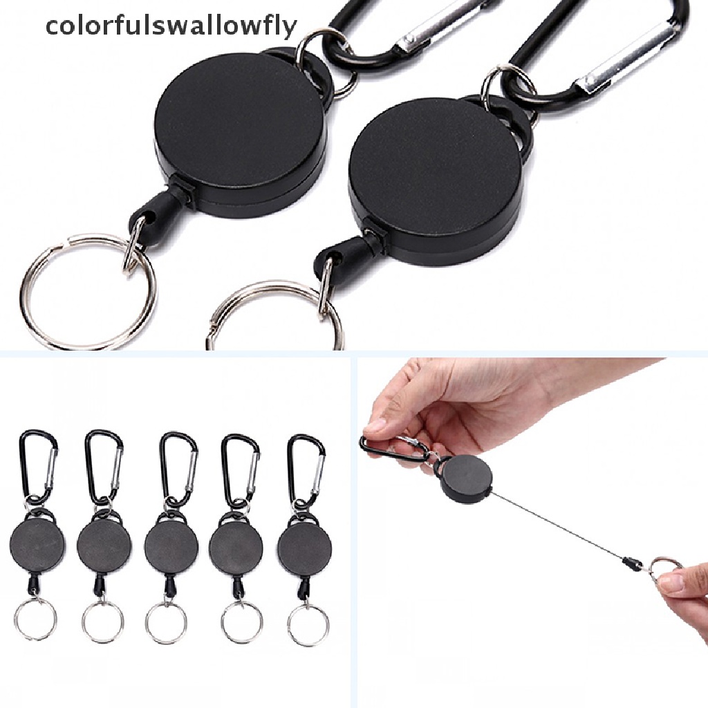 Móc Khóa Thể Thao Cuộn Dây Kim Loại Nhiều Màu 70cm