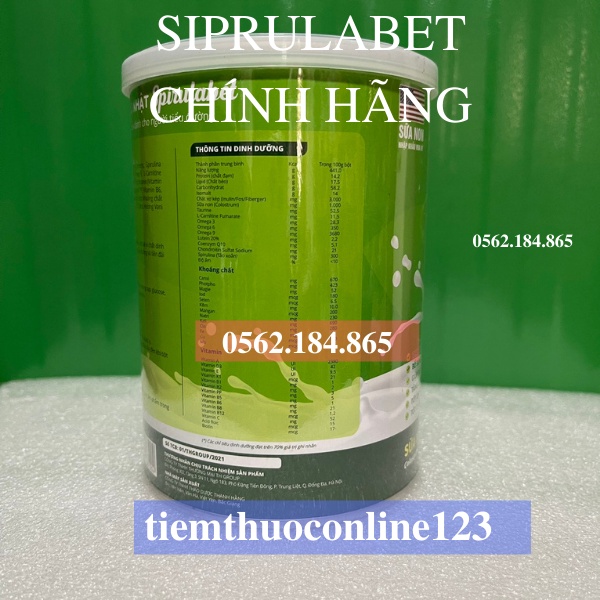 Sữa tiểu đường Spirulabet [CHỤP THẬT CHÍNH HÃNG] Sữa dinh dưỡng chuyên biệt dành cho người tiểu đường