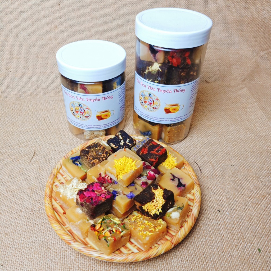 (500G 20 Vị ) TRÀ HOA ĐƯỜNG PHÈN - ĐƯỜNG NÂU TRUYỀN THỐNG