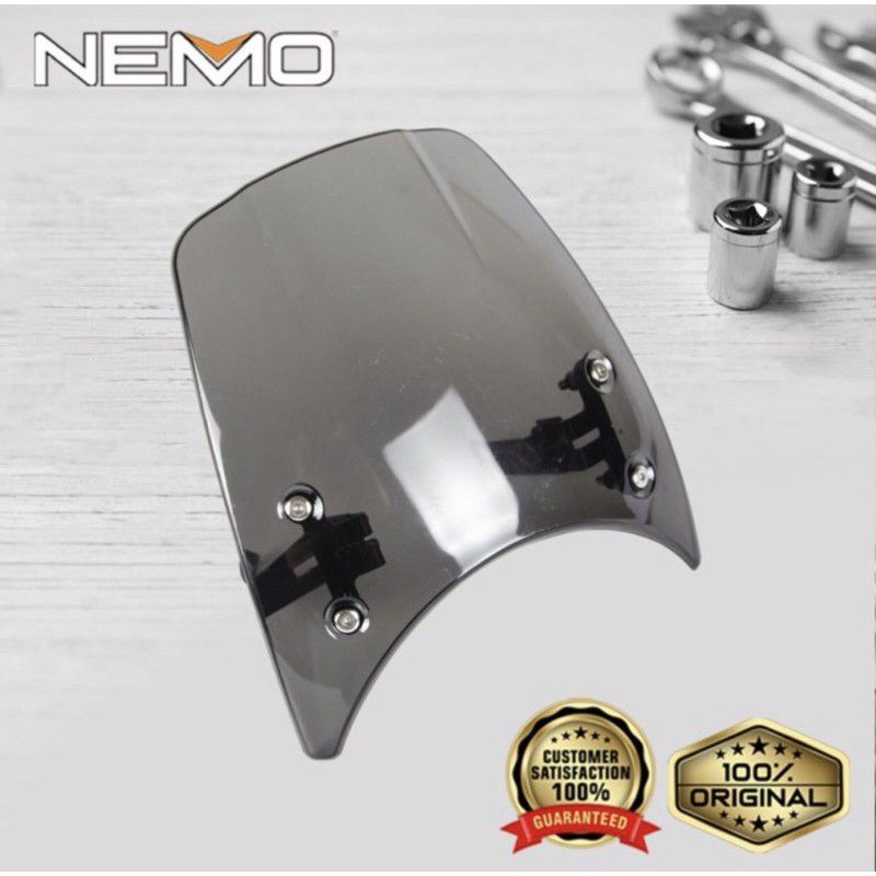 Kính Chắn Gió Chuyên Dụng Cho Xe Yamaha XSR 155 Nemo Smoke