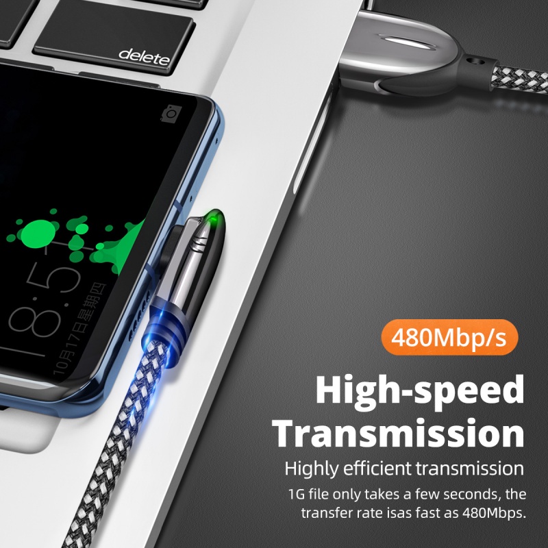 Cáp sạc nhanh HDOORLINK cổng type-c 66W 6A an toàn khi chơi game thích hợp cho Pencil 13 Huawei Xiaomi