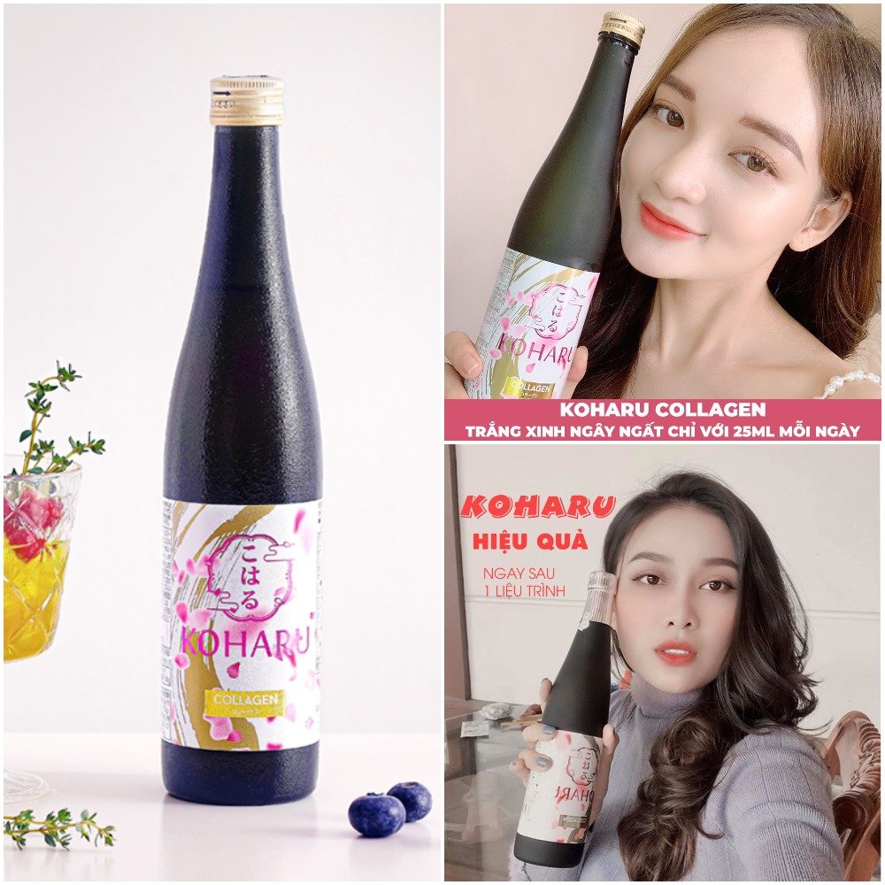 Nước Uống Collagen 82X COLLAGEN KOHARU 84000mg Collagen Peptide, đẹp da khỏe tóc &amp; Móng (500ml/Chai)