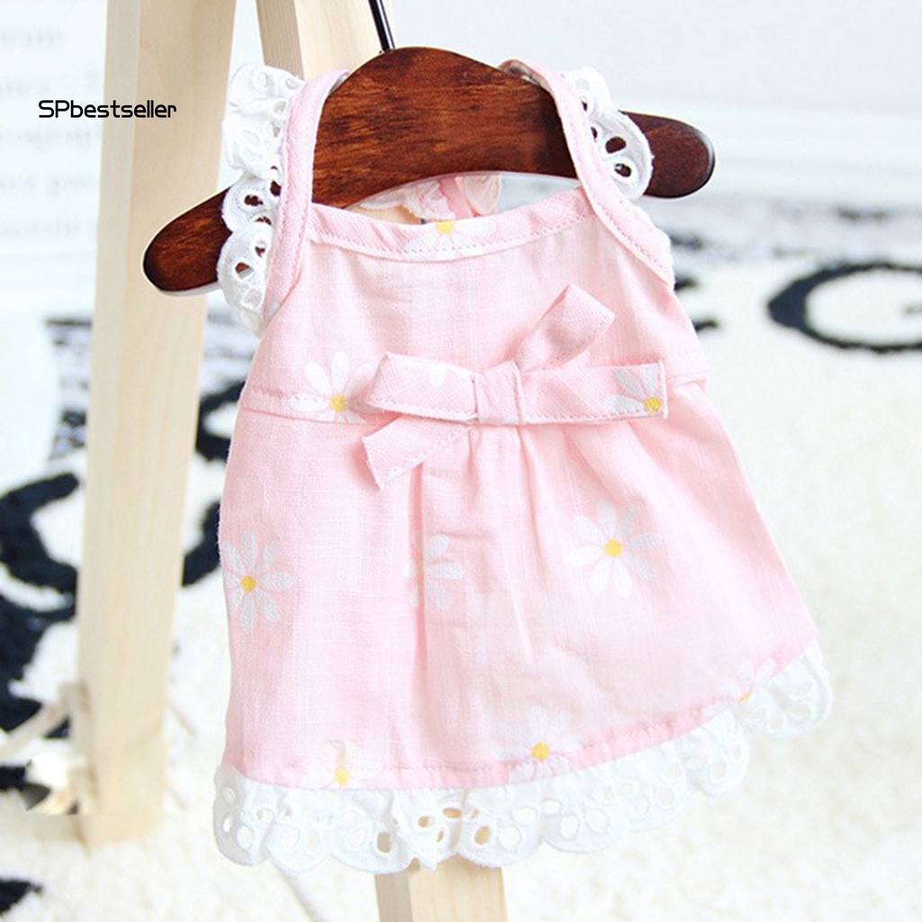 Đầm Xòe Đính Nơ Đáng Yêu Dành Cho Cún Cưng