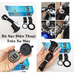 Sạc Điện Thoại Gắn Xe Máy - Free Ship - Sạc Nhanh Và Bền