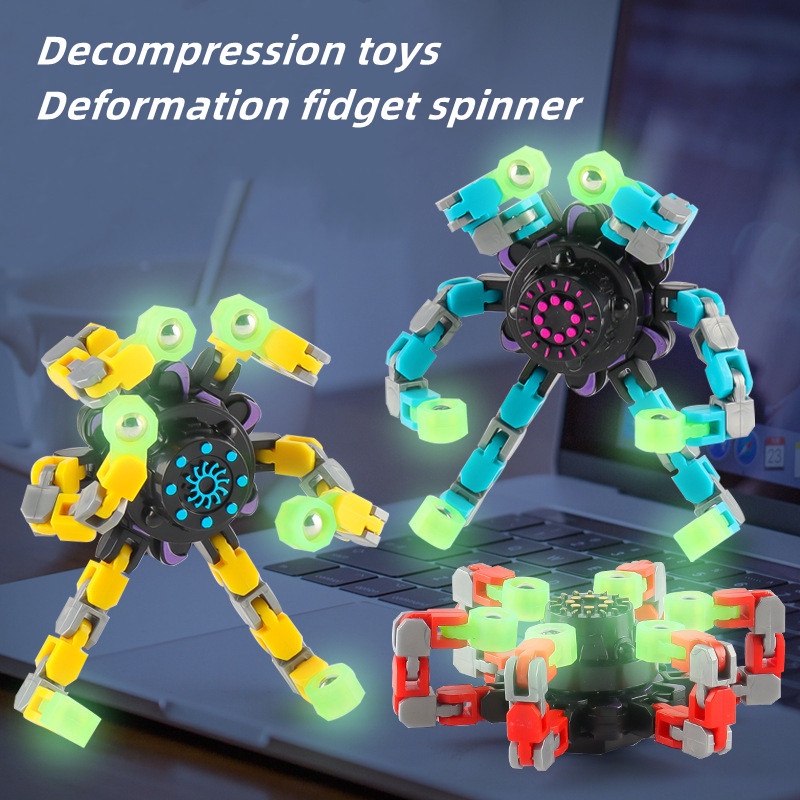 Đồ Chơi robot Biến Hình Bằng Ngón Tay Sáng Tạo 4 Màu Tùy Chọn Cho Trẻ Em