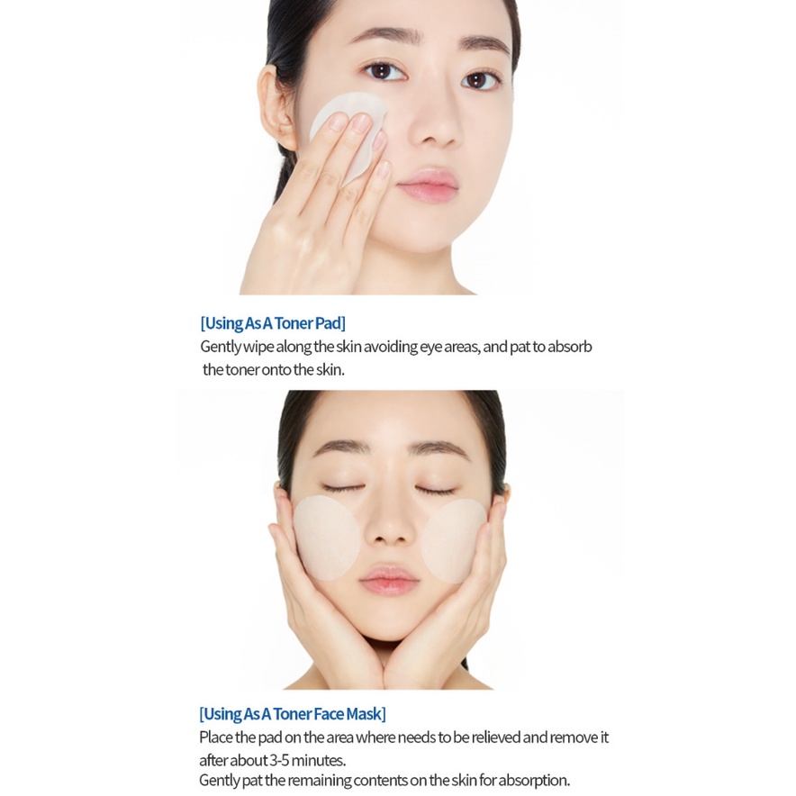 Bông Thấm Toner 70 miếng lành tính dịu nhẹ ETUDE SoonJung Cica Toner Pad Làm Sạch Hiệu Quả 130ml