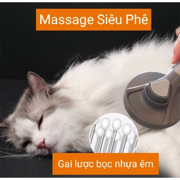 Siêu phẩm Lược chải lông chó mèo cao cấp - Hot Hít nhất hiện nay
