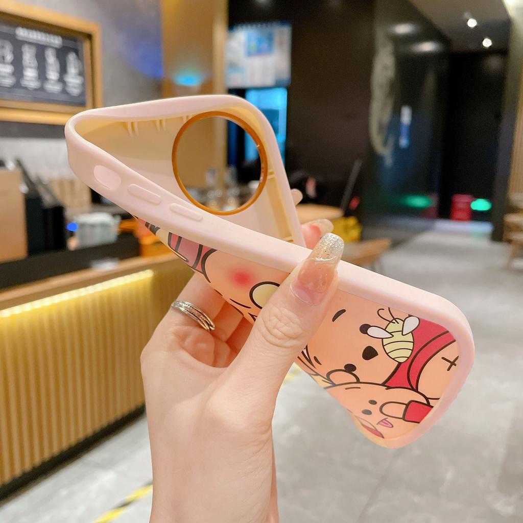 Ốp Điện Thoại Dẻo Họa Tiết Winnie the Pooh Dễ Thương Cho IPhone 13Promax 12 11 7Plus X Xs Max XR