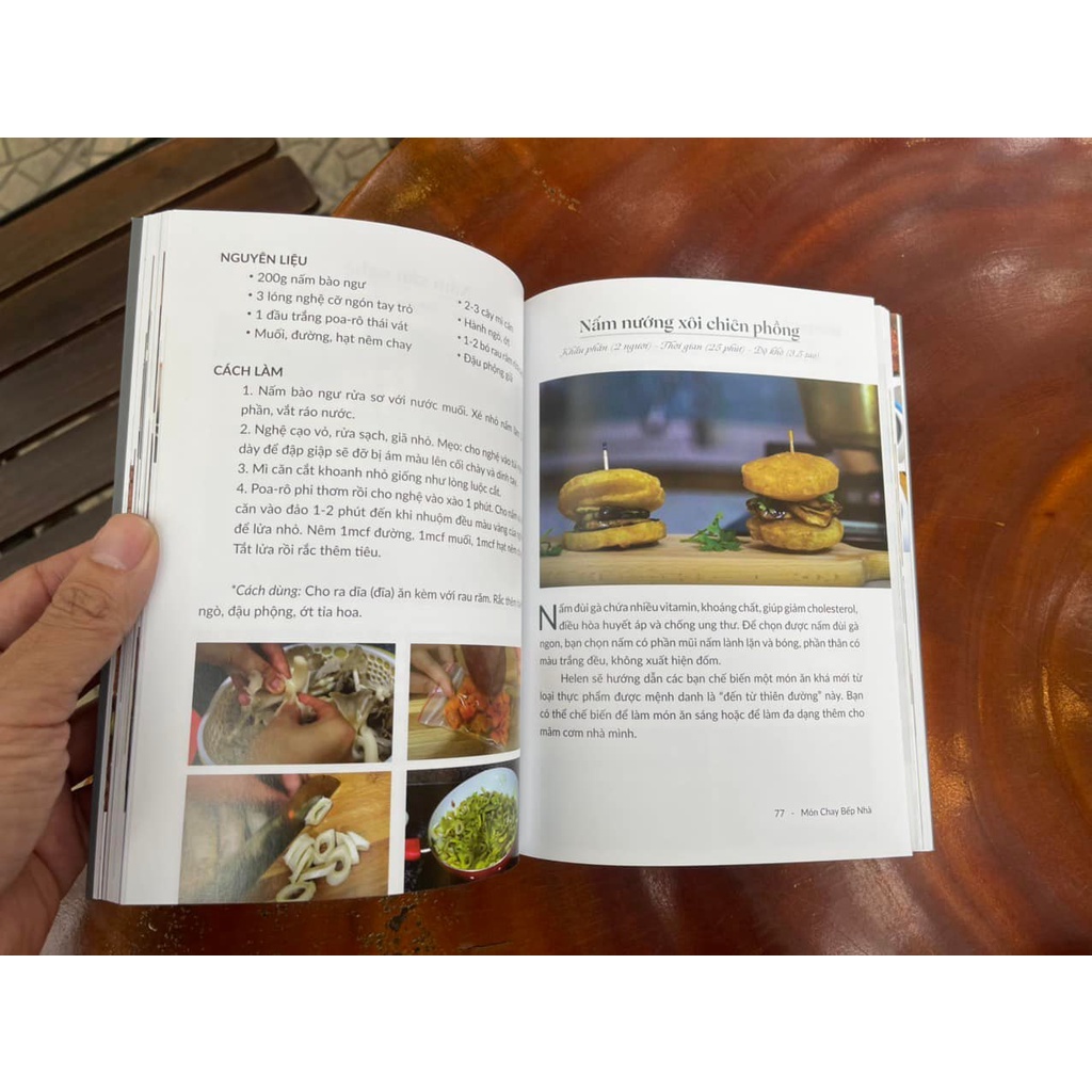 [Mã BMBAU50 giảm 10% đơn 99k] Sách - Món chay bếp nhà - Helen Lê Hạ Huyền - Bình Book