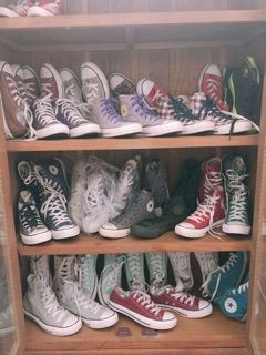 Converse real 2hand xanh lá size 37,5 fix 38