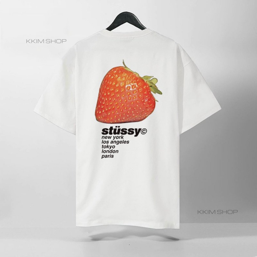 Áo Thun Tay Lỡ STUSSY, áo phông unisex Form rộng oversize, chất liệu Cotton. KKIMShop