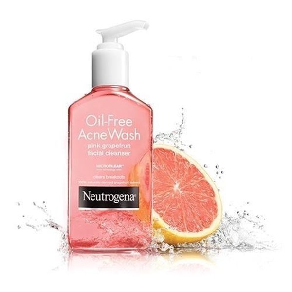 Sữa Rửa Mặt Neutrogena Oil Free Acne Wash Pink Grapefruit Facial Cleanser
