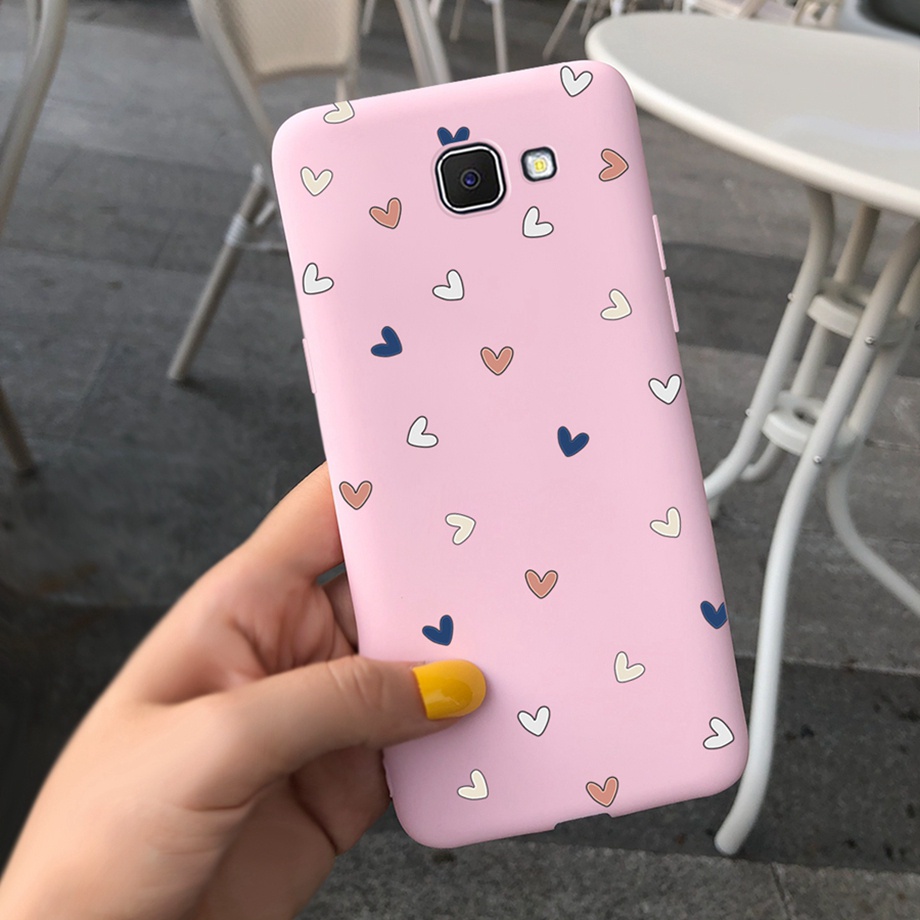 Ốp điện thoại silicon TPU mềm in hình thời trang cho Samsung Galaxy J7 Prime G610Y G610F 2 SM-G611F