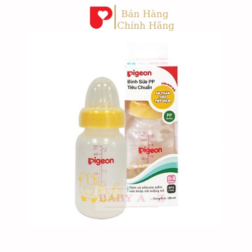 Bình Sữa Pigeon Cổ Hẹp 120ml 240ml PP Tiêu Chuẩn Bình Sữa Cho Bé Sơ Sinh Trẻ Em