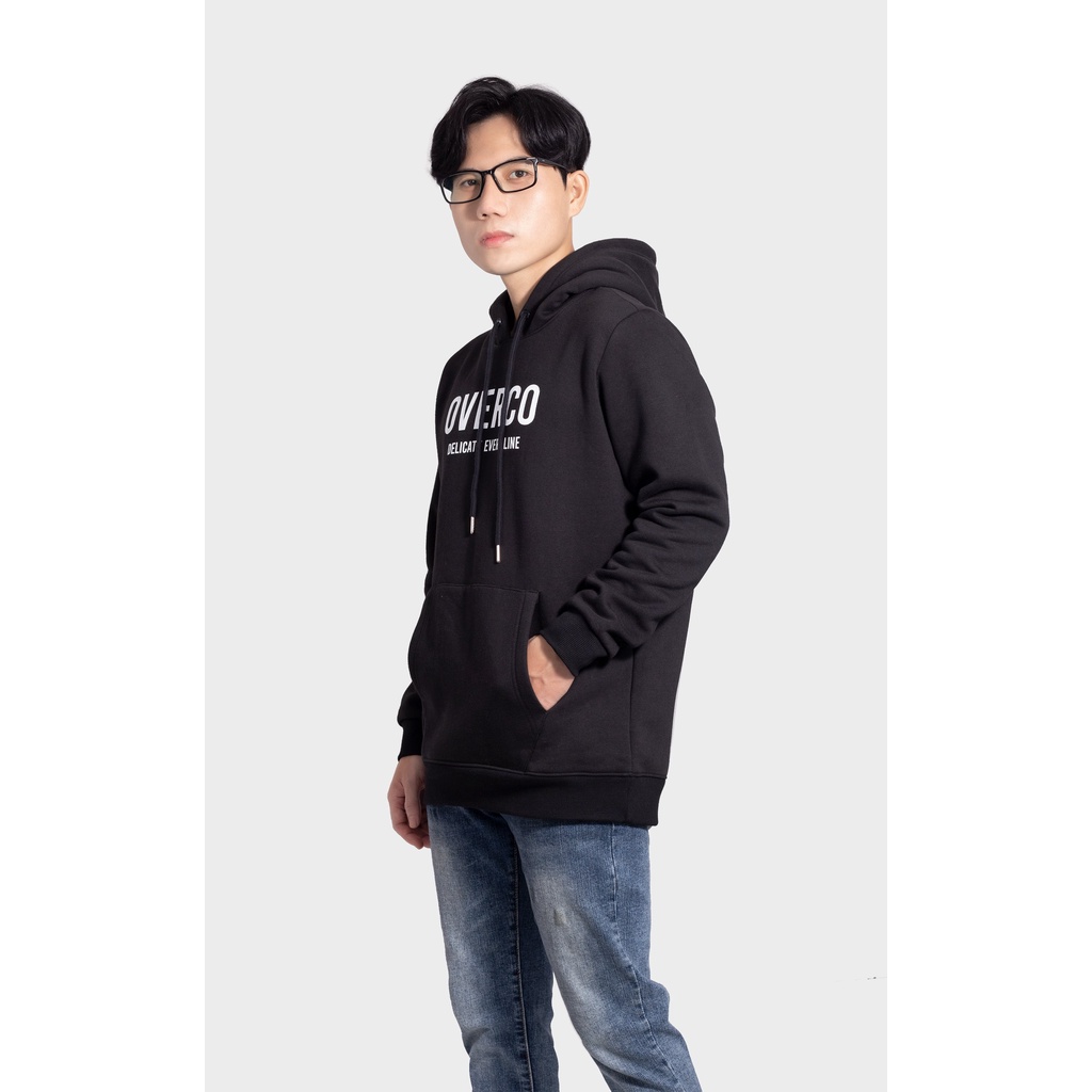 Áo Hoodie OVERCO Chất Vải Nỉ Cotton Cao cấp, Dày Dặn, In Chữ Và Họa Tiết Trên Áo Năng Động Trẻ Trung