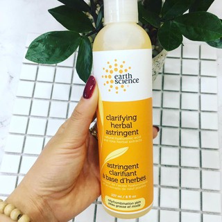 [DA DẦU/HỖN HỢP] TONER EARTH SCIENCE CLARIFYING HERBAL ASTRINGENT