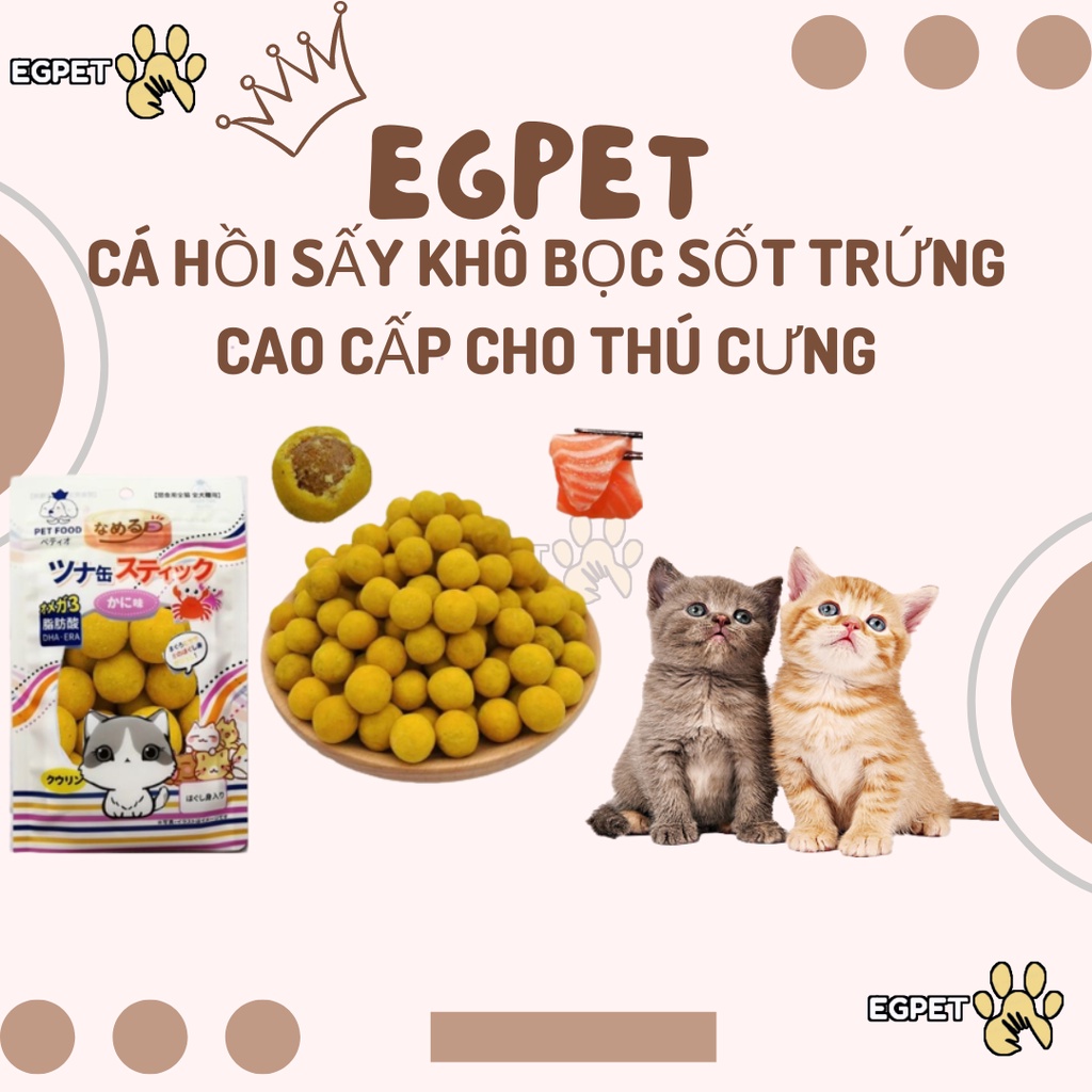 Cá hồi sấy khô cao cấp cho thú cưng bổ sung dinh dưỡng