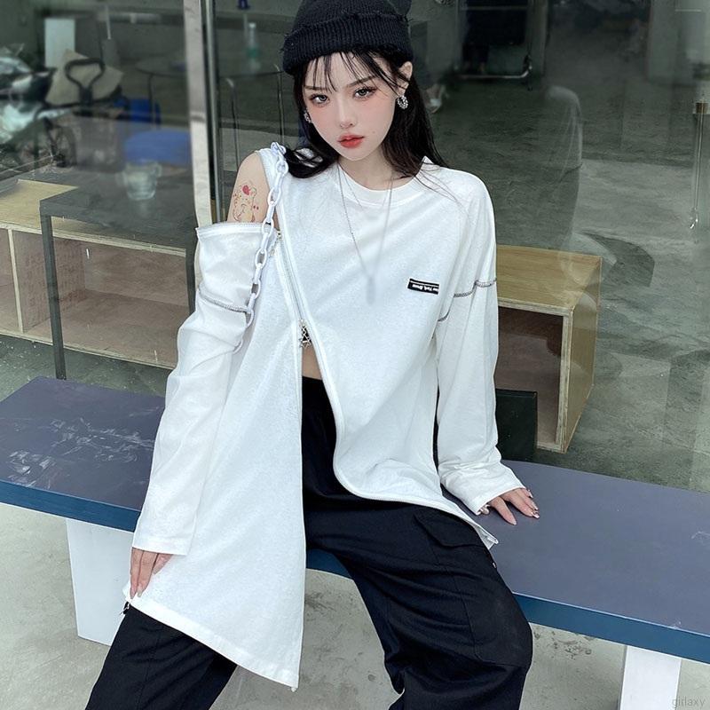 Áo Sweater Nữ Tay Dài Có Dây Kéo Phong Cách Hàn Quốc | BigBuy360 - bigbuy360.vn
