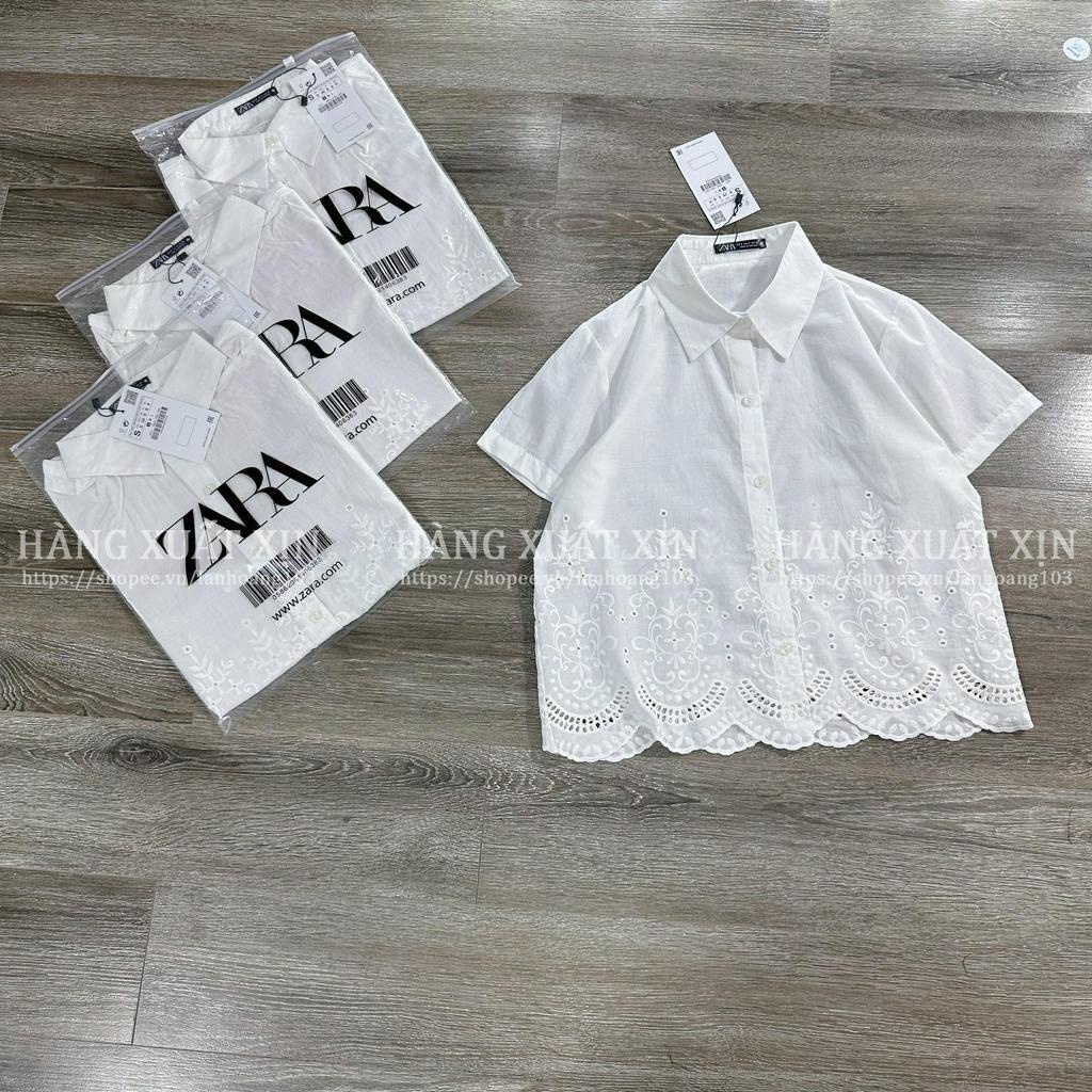 Áo sơ mi ZR hàng dư xịn chất thô ren siêu đẹp nhiều màu