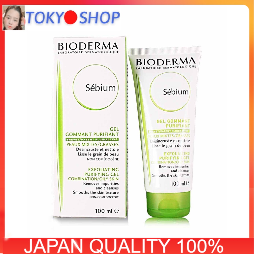 Tẩy Da Chết Bioderma siêu cao cấp Sebium Gel Gommant 100ml