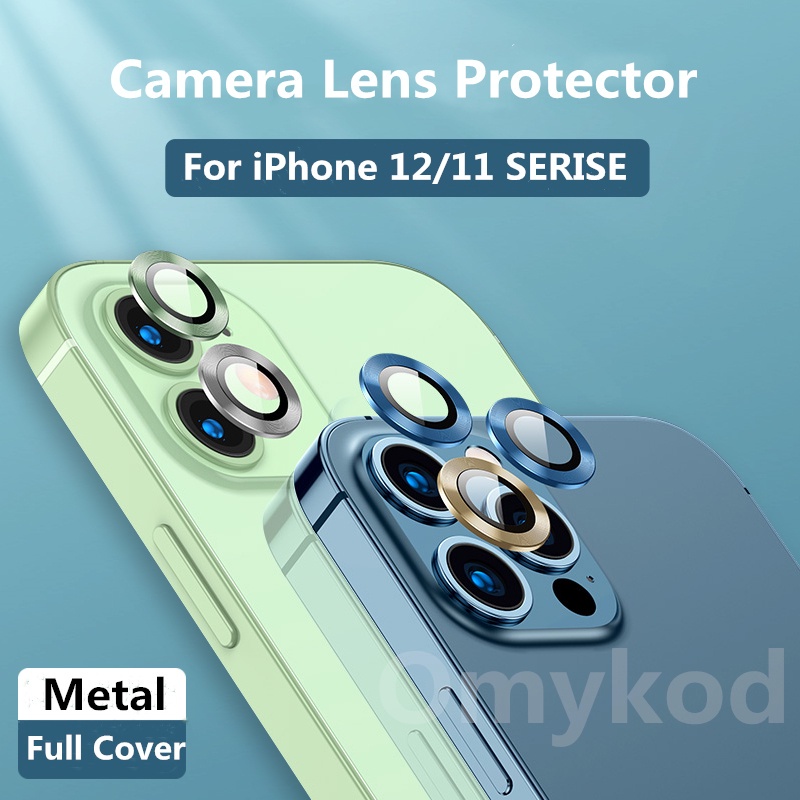 Camera Lens Cover For iPhone 12 Pro Max Full Cover Camera Metal Ring Glass for iPhone 11 12Pro Max mini 12pro Lens Cover