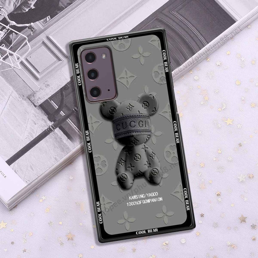 Ốp Samsung Note 20 bear, k@ws thương hiệu phong cách ốp lưng thời trang cao cấp