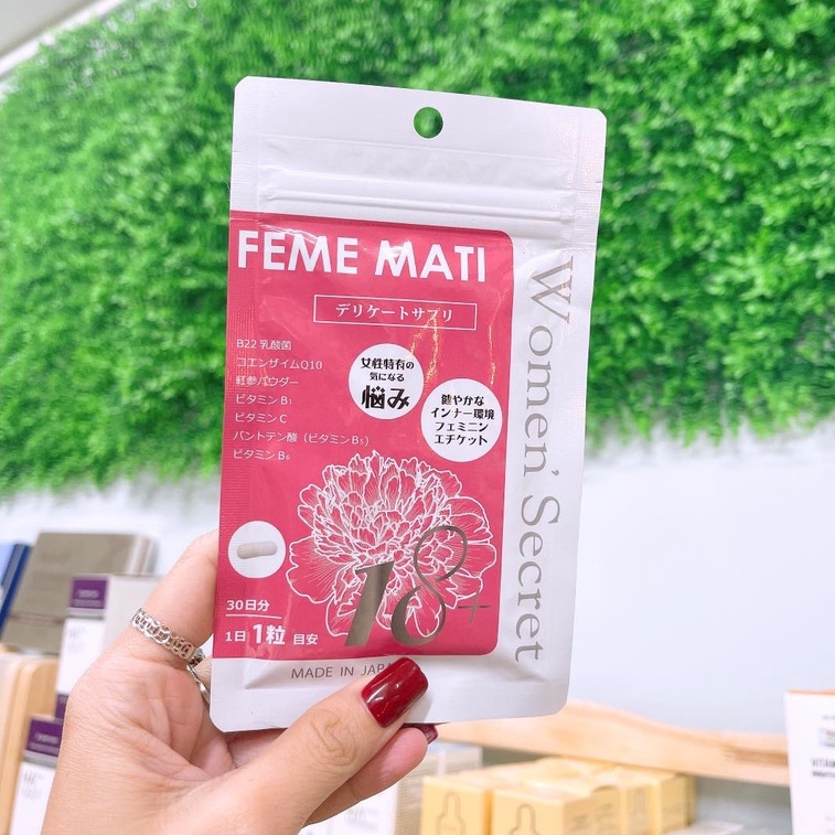Viên Uống Se Khít Vùng Kín Feme Mati Women Secret Nhật Bản