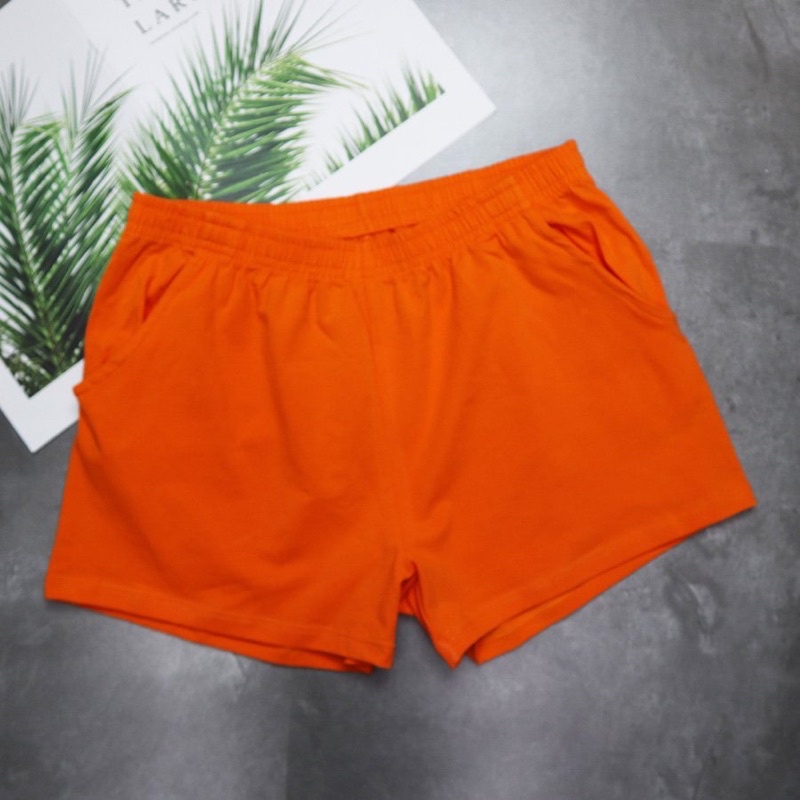 Quần ngủ thun nam màu trơn có túi