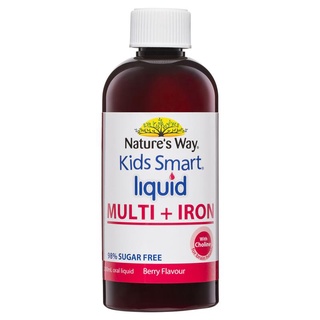 Siro bổ sung Vitamin tổng hợp + Sắt Nature's Way Kids Smart Multi Iron Liquid