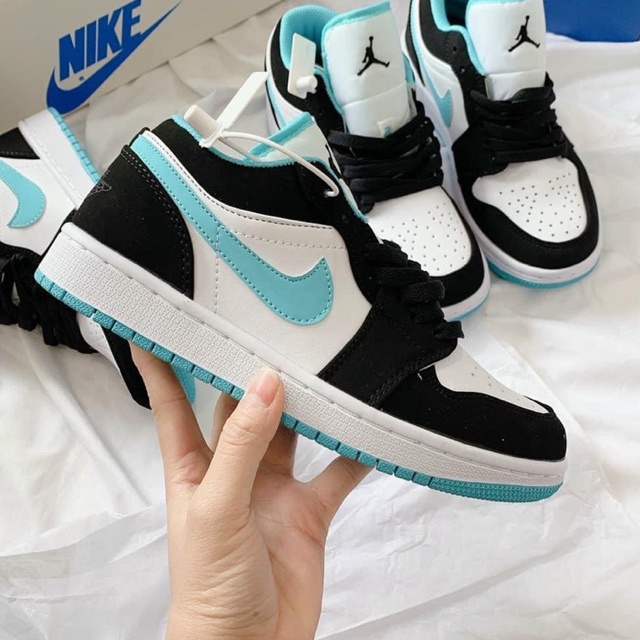 Giày Sneaker Jordan_Xanh Ngọc S.Câp, Hàng Full box, bill + giấy gói