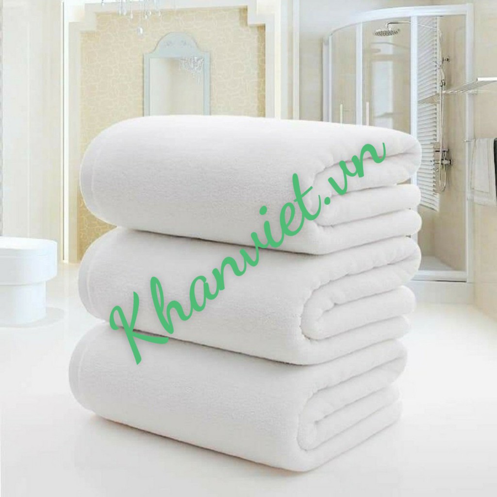 Khăn tắm khách sạn xuất nhật 70x140cm 320g - Phong Phú