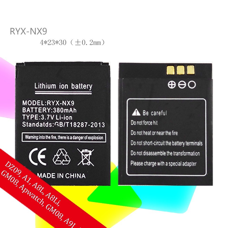 Pin cho đồng hồ thông minh DZ09 Apwatch A1 A8L GM08 -DC2521