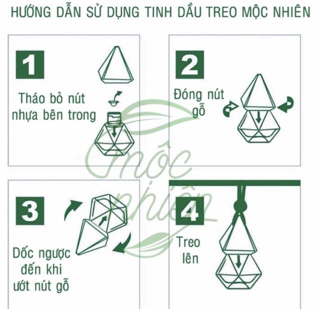 Tinh dầu treo xe ô tô 100% thiên nhiên