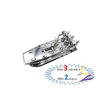 Mô hình lắp ghép kim loại 3d tàu đổ bộ đệm khí zubr