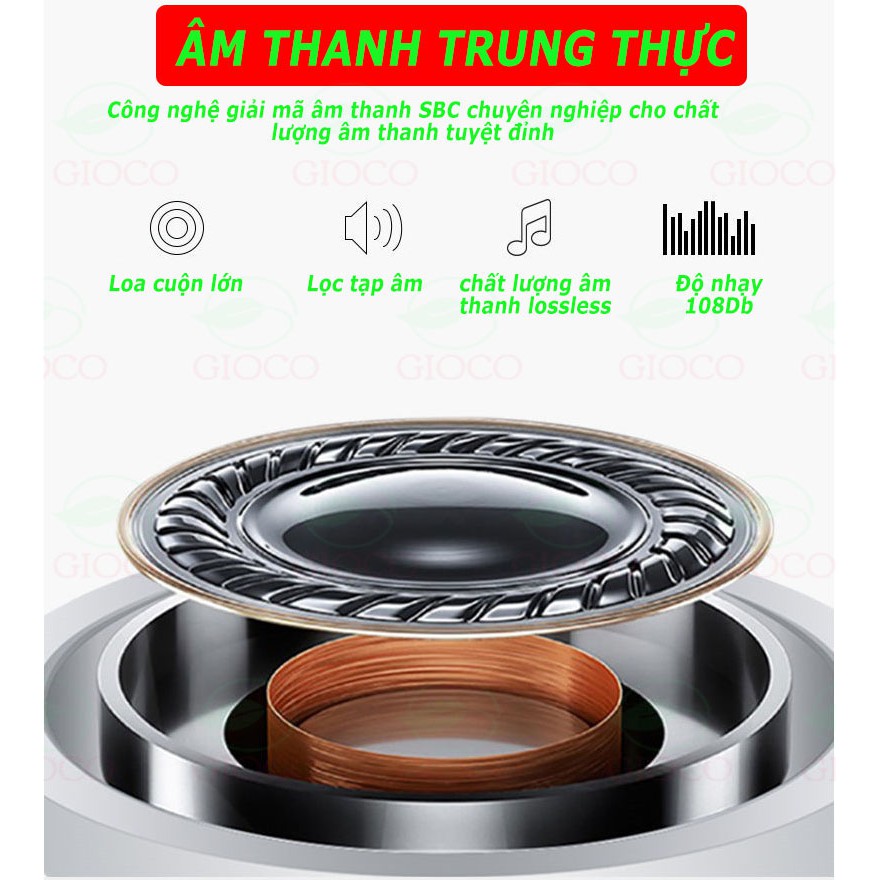 [SIÊU HOT]- Tai nghe Bluetooth 5.0 cao cấp A10 thể thao chống nước, tai nghe khong day-[GIOCO] | BigBuy360 - bigbuy360.vn