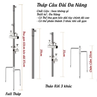 Tháp câu đài đa năng câu đơn, câu đài