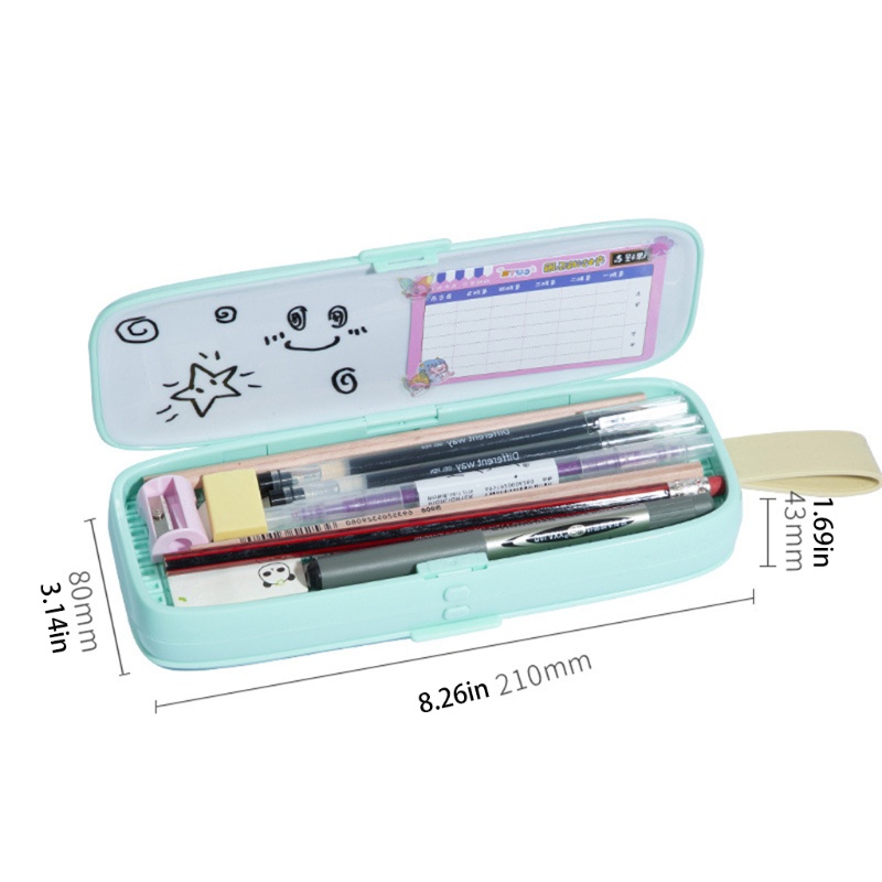 Hộp Đựng Bút Lắp Ráp DIY Sức Chứa Lớn Đa Năng Dễ Thương Cho Học Sinh