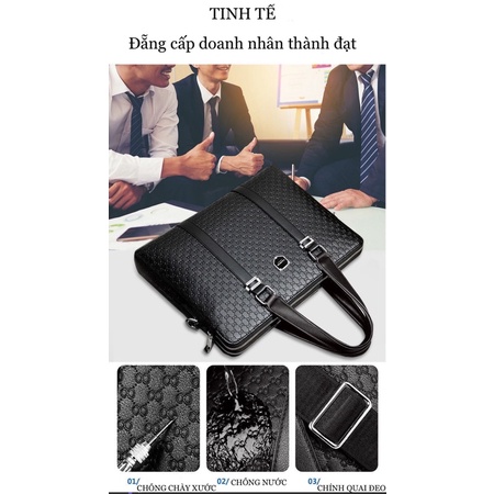 Cặp Xách Da Nam carxterken Thời Trang Công Sở Mẩu 8055